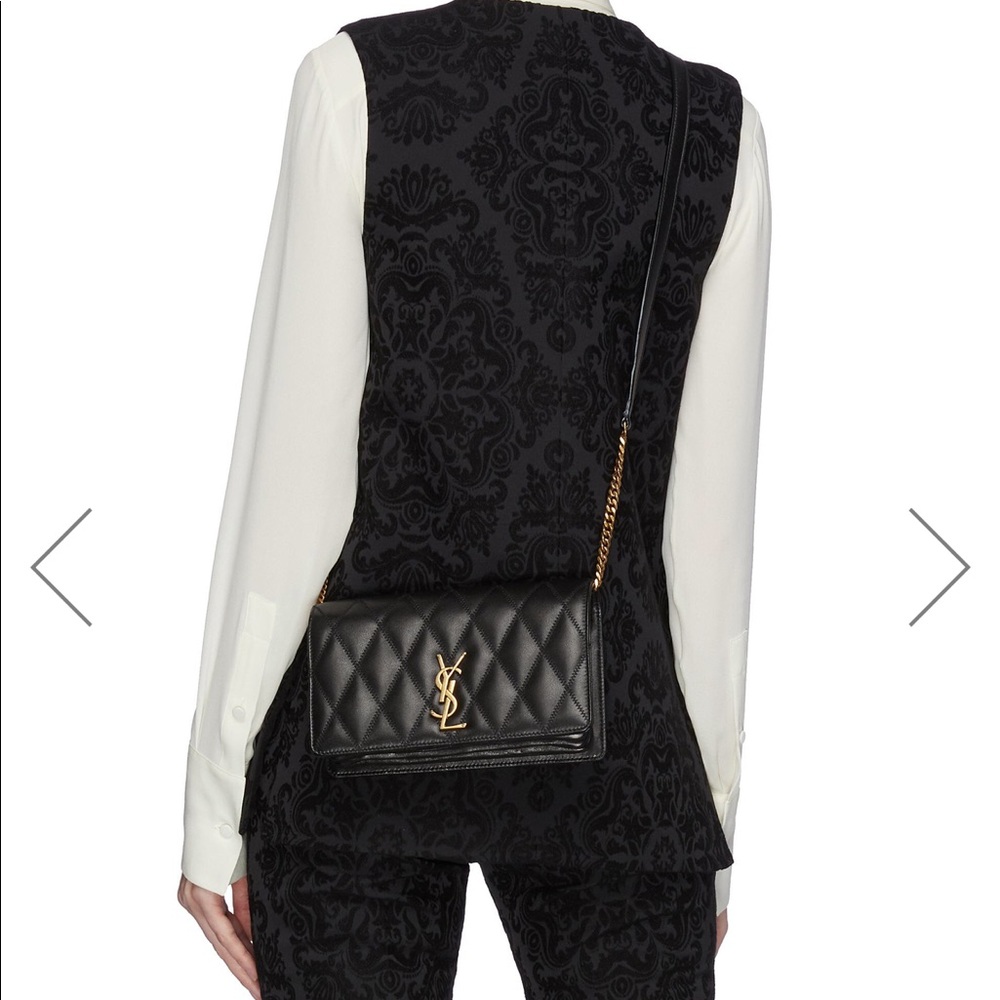 【sold】New authentic Saint Laurent Angie quilted - Picture 7 of 8